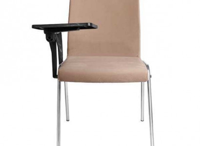 Stilvoller Beige Sessel Moderner Sessel Top-Qualität Design Bürostuhl neu